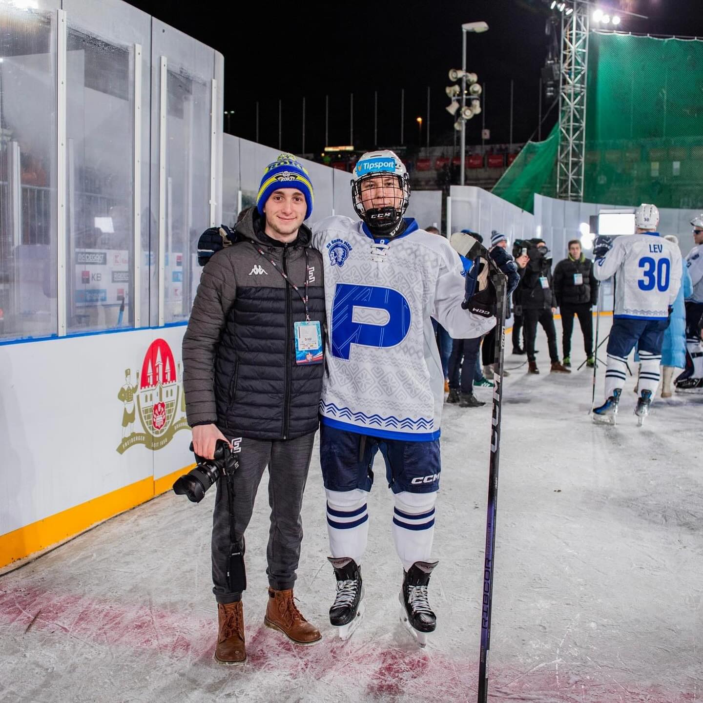 WITH ADAM BENÁK AT THE WINTERCLASSIC IN KLINGENTHAL (GERMANY)